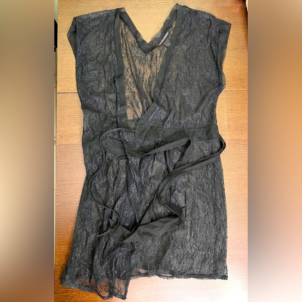 Victoria’s Secret black Sexy Robe, original price $109